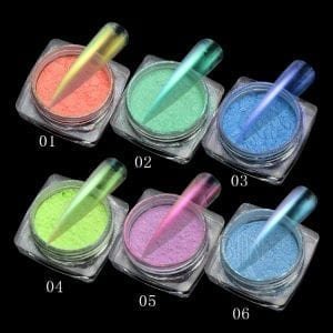Ice transparent pigment powder 1g size fantasy magic colored change pigment – Wholesale Item