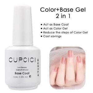Cupcici Color Base Coat Gel 2 In 1 UV Gel Nail Polish – Wholesale Item