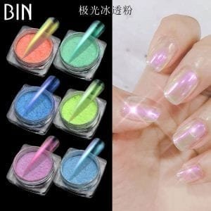 Ice transparent pigment powder 1g size fantasy magic colored change pigment – Wholesale Item