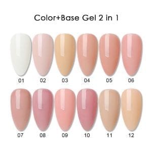 Cupcici Color Base Coat Gel 2 In 1 UV Gel Nail Polish – Wholesale Item