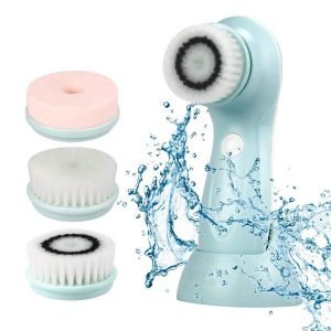 Rechargeable USB Interface 4 in 1 Silicone Facial Cleansing Brush-Dropshipping Available