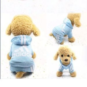 Adidog Hoodies Sweater Jumpsuit Warm Cotton Jacket Coat for Small Pets-Dropshipping Available