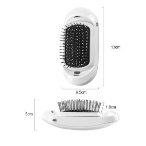 2.0 Antic-Static Portable Electric Ionic Hairbrush Vibrating Scalp Massager-Dropshipping Available