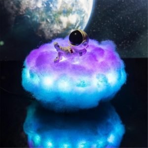 LED Colorful Clouds Astronaut Lamp With Rainbow Effect – Dropshipping Available