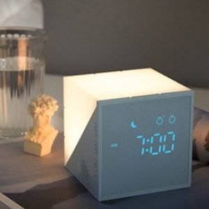 Creative Time Cube Alarm Clock Smart Sleeping LED Night Light-Dropshipping Available