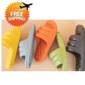 Summer bathroom non-slip home indoor silent slippers – Dropshipping Available