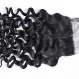 12A 4×4 Jerry Curl Virgin Unprocessed Hair Lace Closure Top Closure