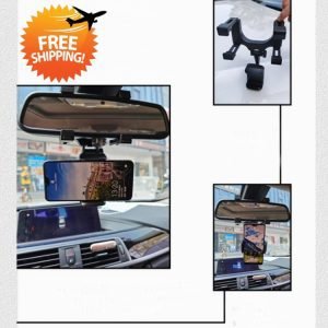 Car Rearview Mirror Mobile Phone Holder-Dropshipping Available
