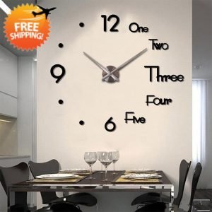 DIY Large Wall Clock Numbers Plus Letters – Dropshipping Available