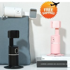 360-degree rotating smart face recognition tracking PTZ mobile phone holder-Dropshipping Available