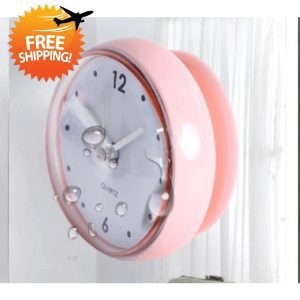 Mini suction cup waterproof bathroom clock-Dropshipping Available