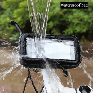 Waterproof Bike Handlebar Mobile Phone Holder for 6.3-inch Mobile Phones_1