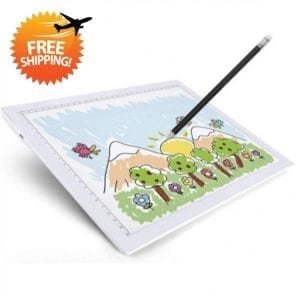 USB Rechargeable A4 Magnetic Pad Guide Light Tracing and Drawing Board – Dropshipping Available
