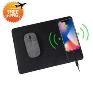 Qi-Enabled Fast Wireless Charging Mouse Pad – Dropshipping Available