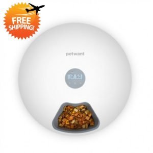 Intelligent Wet & Dry Food Dispenser 6-Compartments Cat and Dog Auto-Feeder – Dropshipping Available