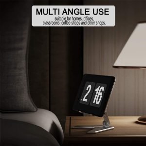Metal Foldable Tablet Tabletop Vertical Stand with Adjustable Angle_1