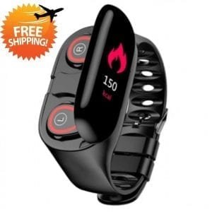 2-in-1 M1 Bluetooth Headset and Fitness Tracker Smart Bracelet – Dropshipping Available
