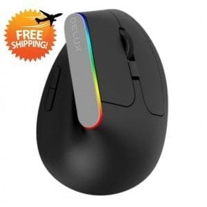 2.4G Wireless Vertical Ergonomic Optical Mouse with Receiver – Dropshipping Available