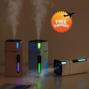 300ml Ultrasonic Electric Humidifier Cool Mist Aroma Diffuser – Dropshipping Available